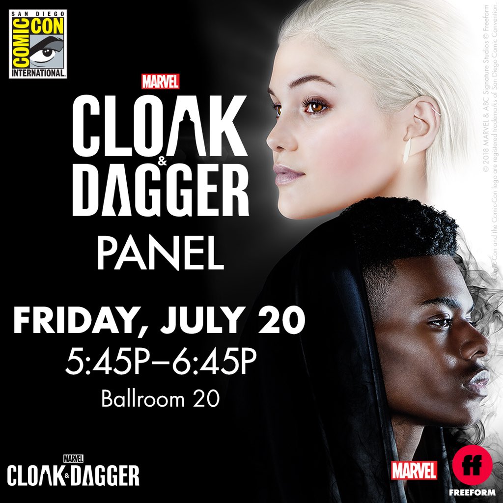 Cloak & Dagger Coming to SDCC 2018